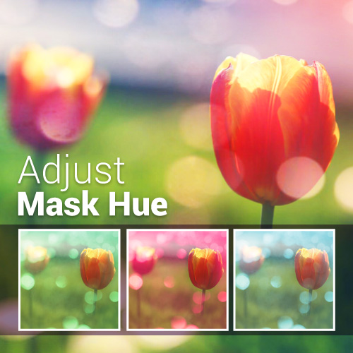 picsart hue option in masks